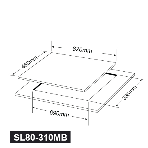 Drawing SL80-310MB (Easy Clean)