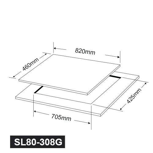 Drawing SL80-308G (Gas & Electric) Drawing SL80-308G (Gas & Electric)