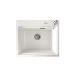 Steeline Granite Sink SL-580GR (Pearl White)